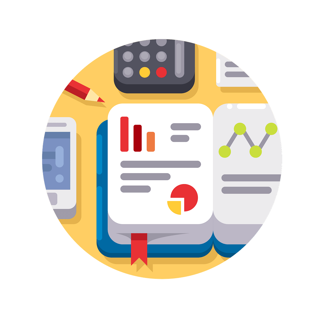 Die Grafik zeigt einen stilisierten Geldsack mit einem Dollarzeichen, neben einer Ansammlung von Münzen und gestapelten Banknoten, die vor einem dunkelbraunen Tresor angeordnet sind. Diese Elemente vermitteln das Thema finanzieller Sicherheit und Investition.